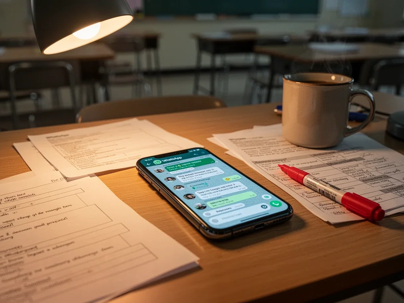 WhatsApp-Lehrer: Helden im digitalen Minenfeld - Foto: über boerse-global.de