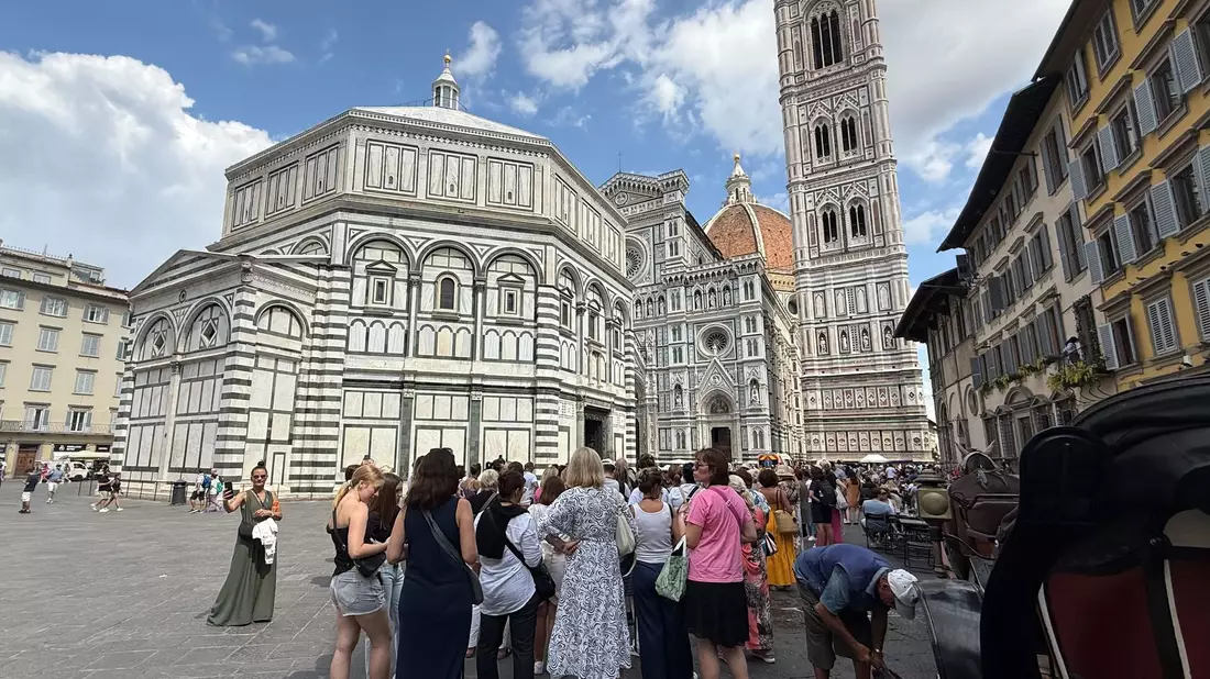 Auch in Florenz war das Beben zu spüren. (Archivbild) - Bild: Christoph Sator/dpa