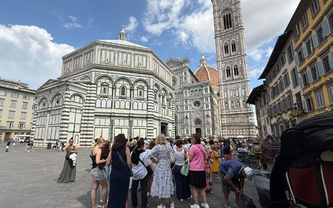 Auch in Florenz war das Beben zu spüren. (Archivbild) - Foto: Christoph Sator/dpa