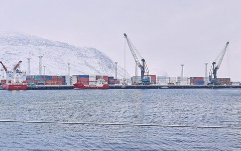 Container im Hafen von Nuuk auf Grönland (Archiv) - Foto: via dts Nachrichtenagentur