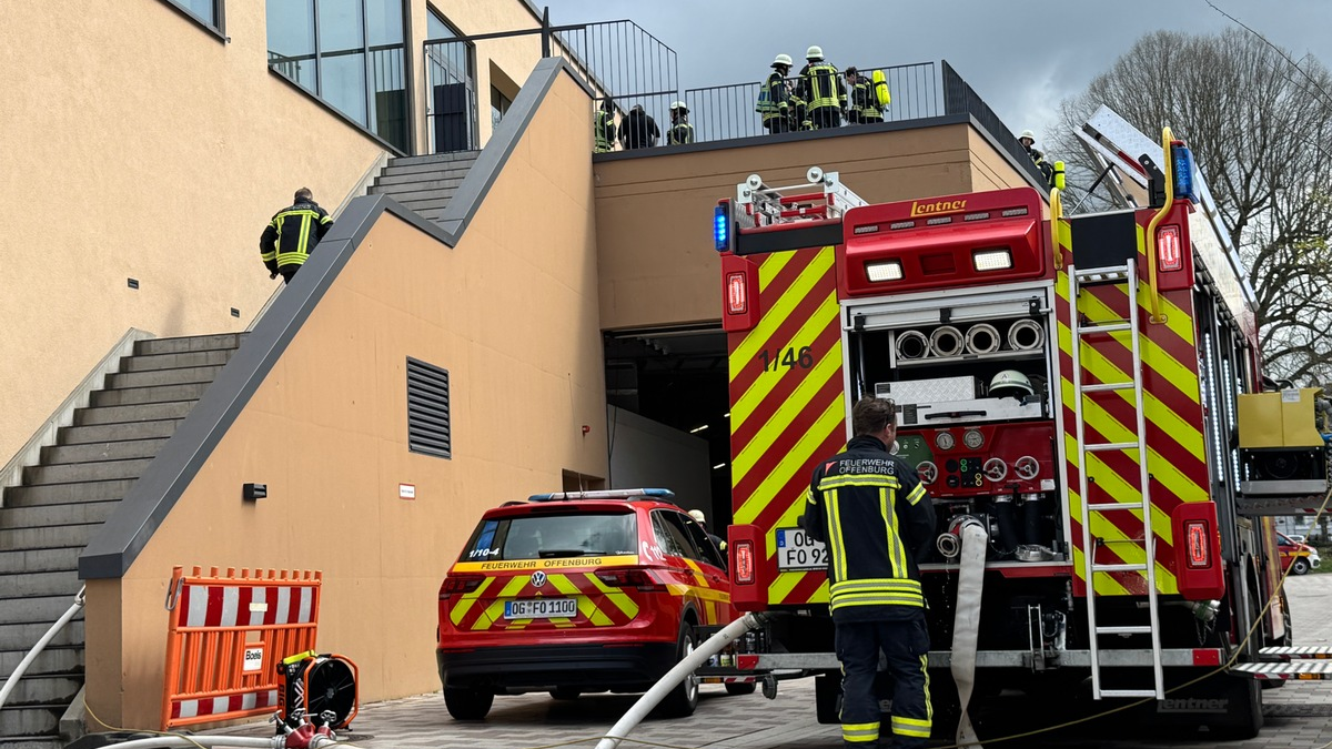 FW-OG: Saunabrand in einem Einkaufscenter in der Innenstadt - Foto: presseportal.de