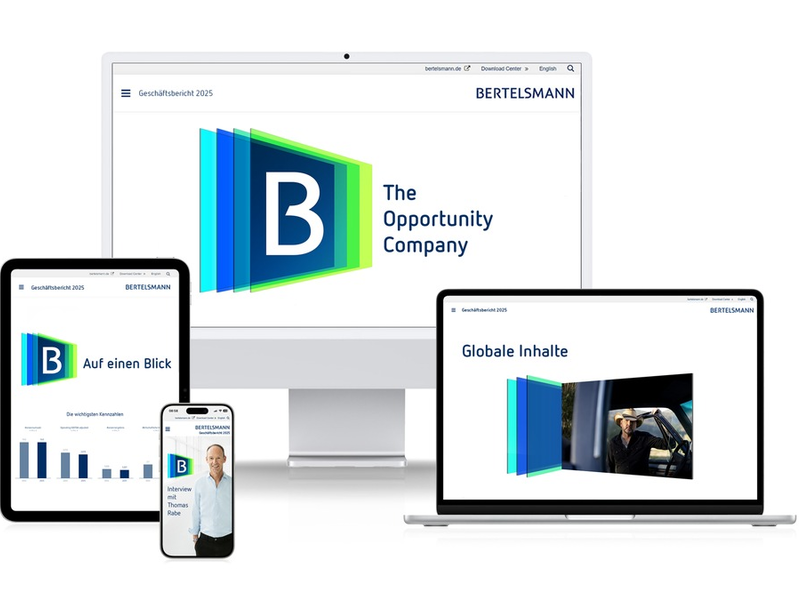 Bertelsmann zeigt sich im Geschäftsbericht 2025 als The Opportunity Company - Foto: presseportal.de