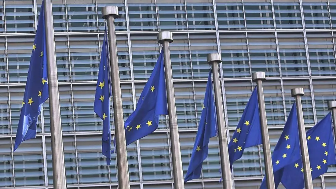 EU-Fahnen (Archiv) - Bild: via dts Nachrichtenagentur