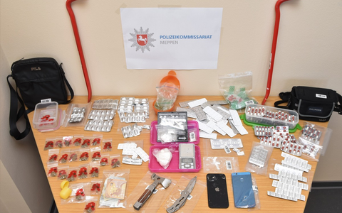 POL-EL: Meppen - Durchsuchungen führen zu Drogenfund und Festnahmen - Zusammenhang mit Einbruchsserie wird geprüft - Foto: presseportal.de