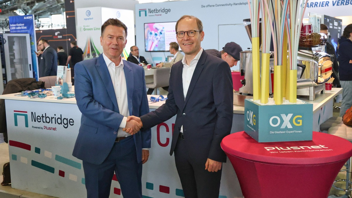 Glasfaservermarktung: Plusnet und OXG vereinbaren Netzkooperation - Foto: presseportal.de