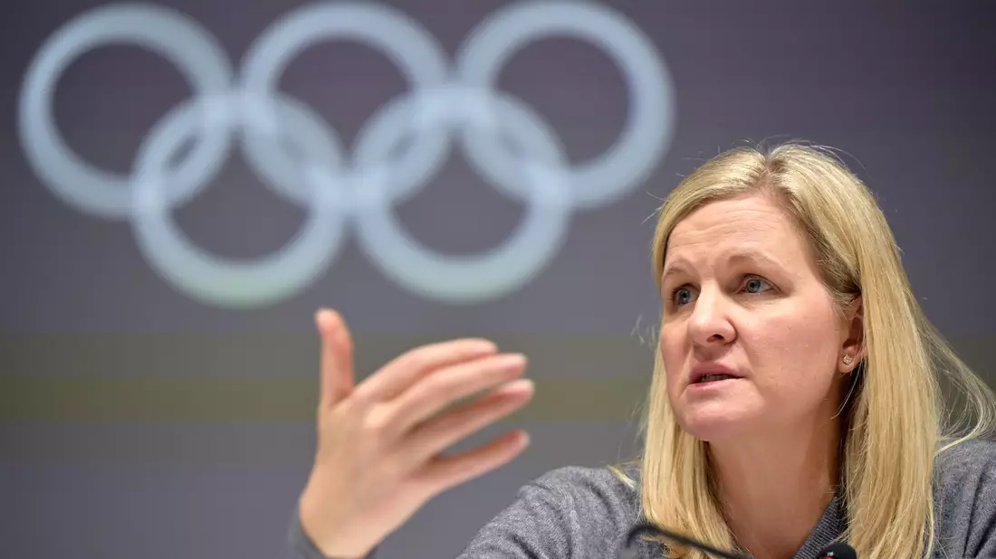 Für IOC-Chefin Kirsty Coventry ist der Schutz der Frauen-Kategorie ein Kernthema. (Archivbild) - Bild: Peter Kneffel/dpa