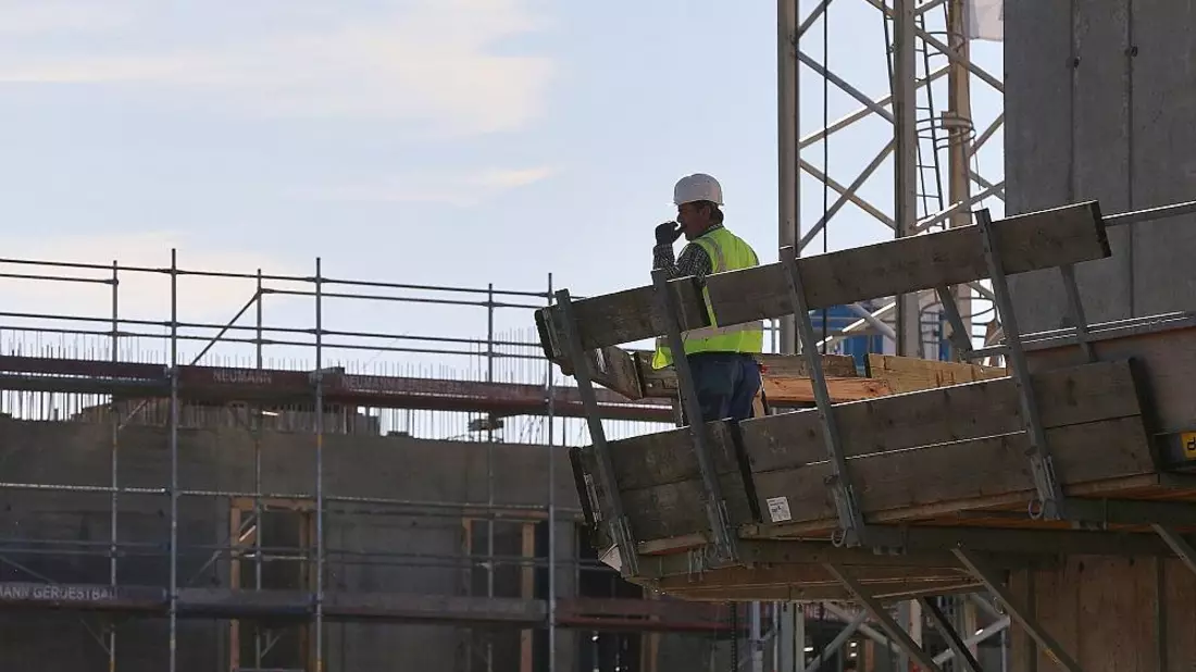 Bauarbeiter auf einer Baustelle (Archiv) - Bild: via dts Nachrichtenagentur