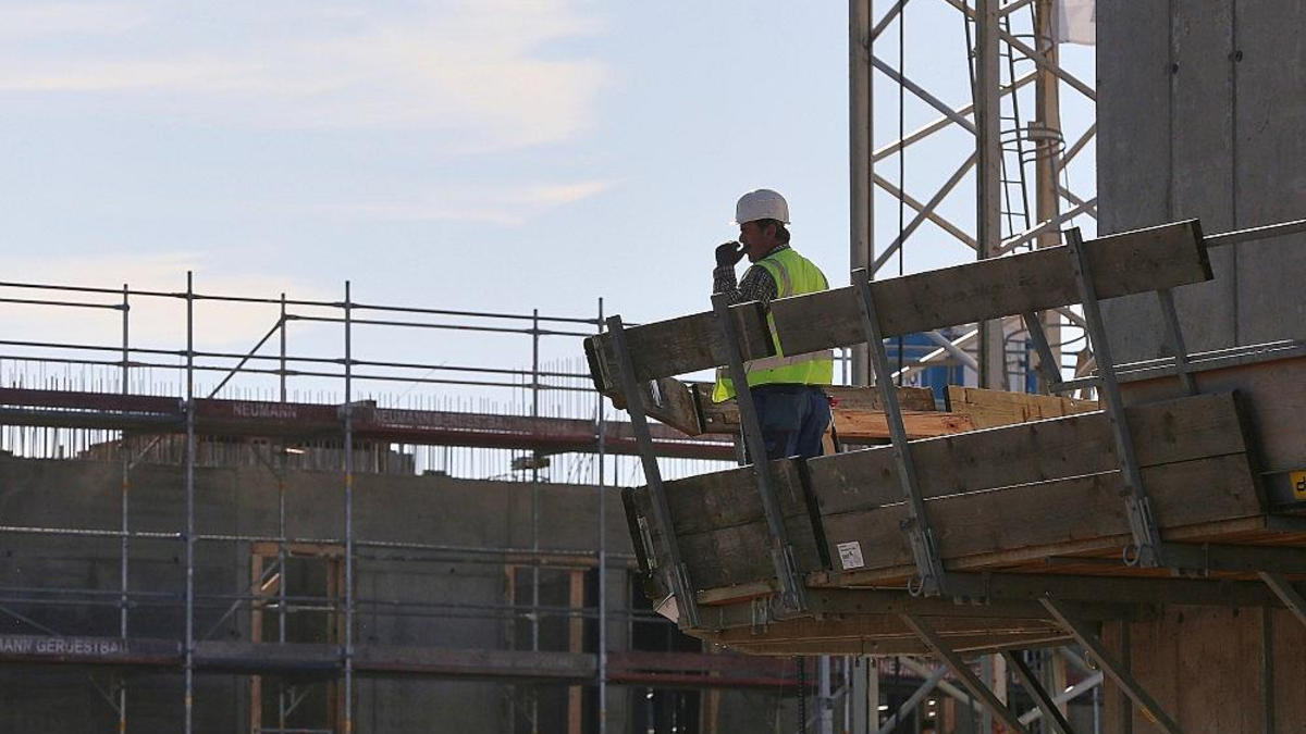 Bauarbeiter auf einer Baustelle (Archiv) - Foto: via dts Nachrichtenagentur