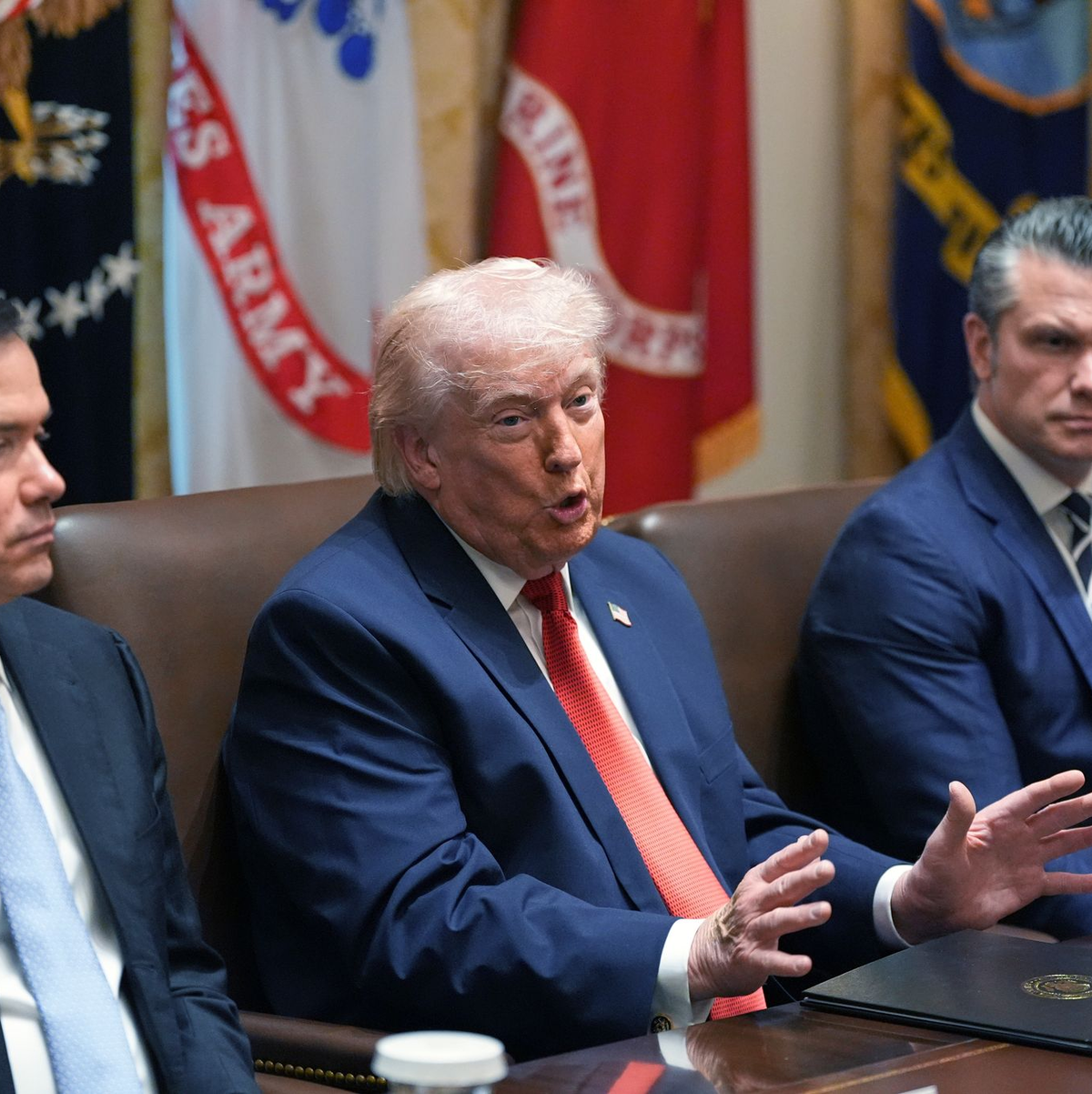 US-Präsident Trump droht dem Iran. - Foto: Alex Brandon/AP