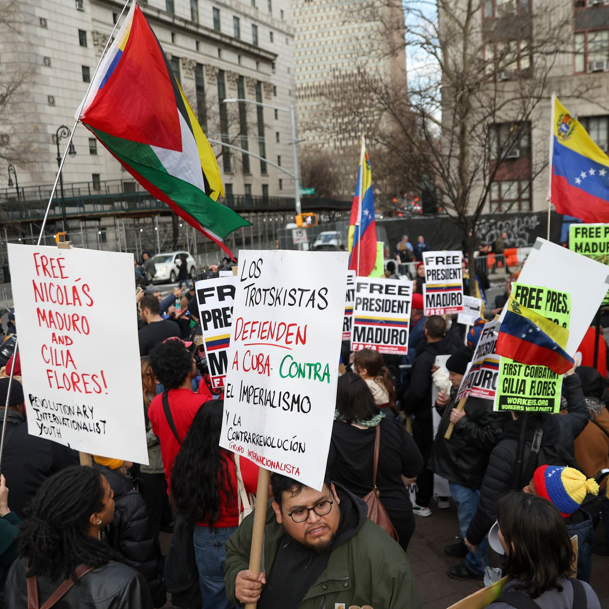 Maduro und seine Frau erschienen zum zweiten Mal vor einem New Yorker Gericht.  - Foto: Heather Khalifa/FR172147 AP/AP/dpa