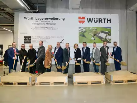 Spatenstichfeier Würth - Foto: Würth Österreich / Markus Berger über pressetext.de