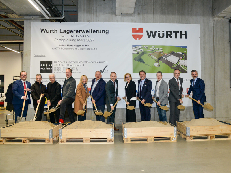 Spatenstichfeier Würth - Foto: Würth Österreich / Markus Berger über pressetext.de