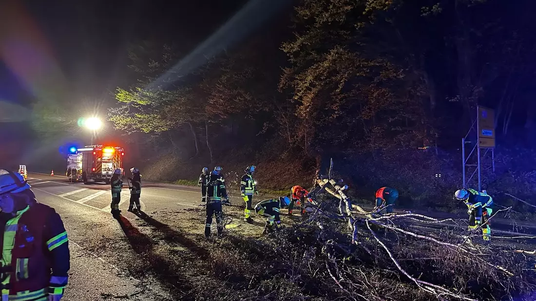 FW-Schermbeck: Nächtlicher Sturmschaden - Bild: presseportal.de