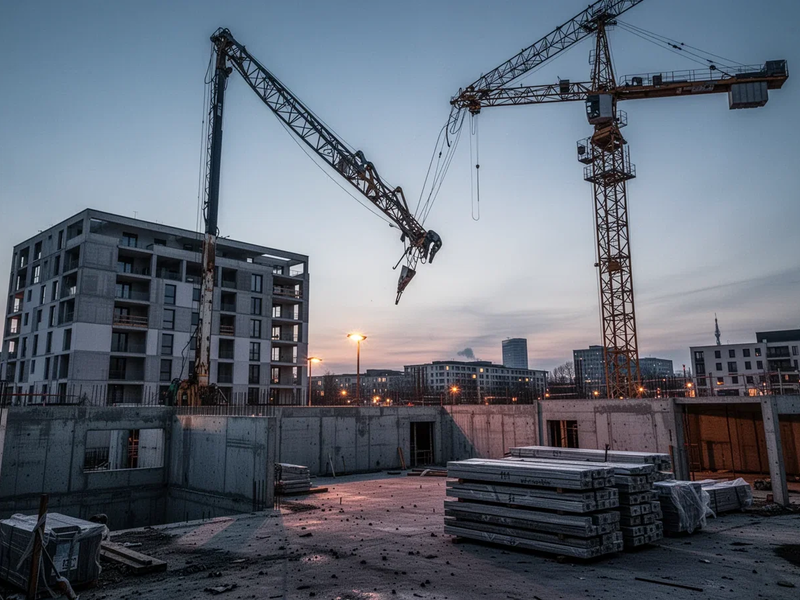 Bauwirtschaft warnt vor Absturz auf unter 200.000 Neubauwohnungen - Foto: über boerse-global.de