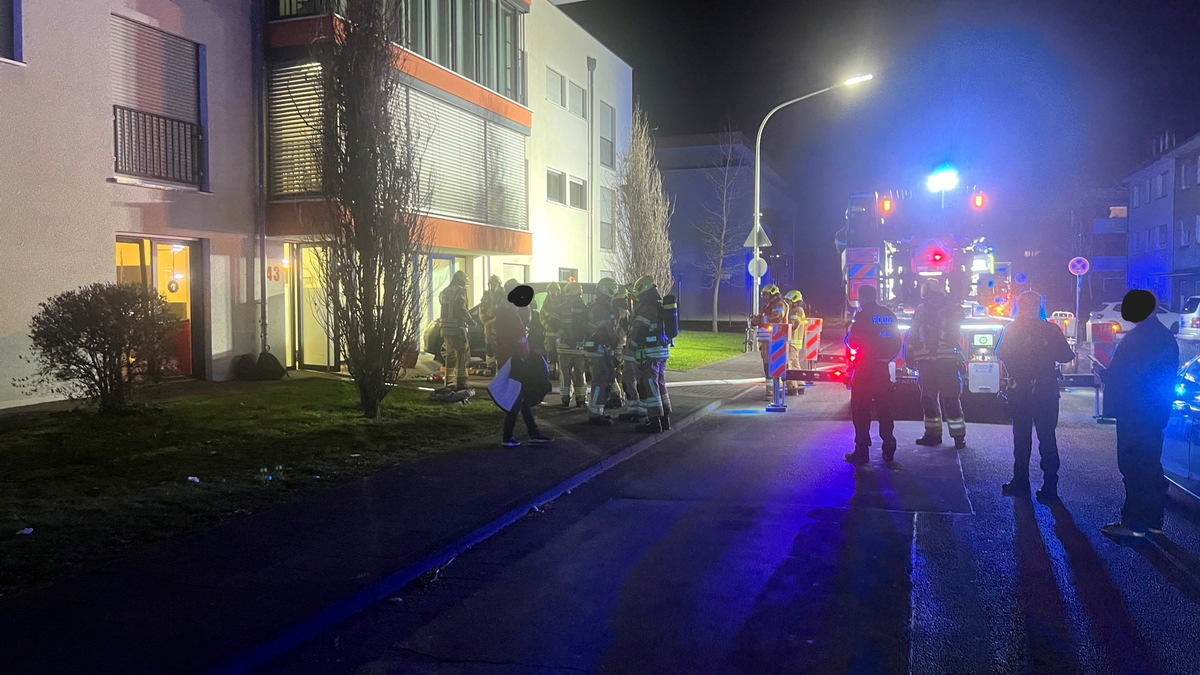 FW Paderborn: Entstehungsbrand in einem Wohnheim für Menschen mit Behinderung - Foto: presseportal.de