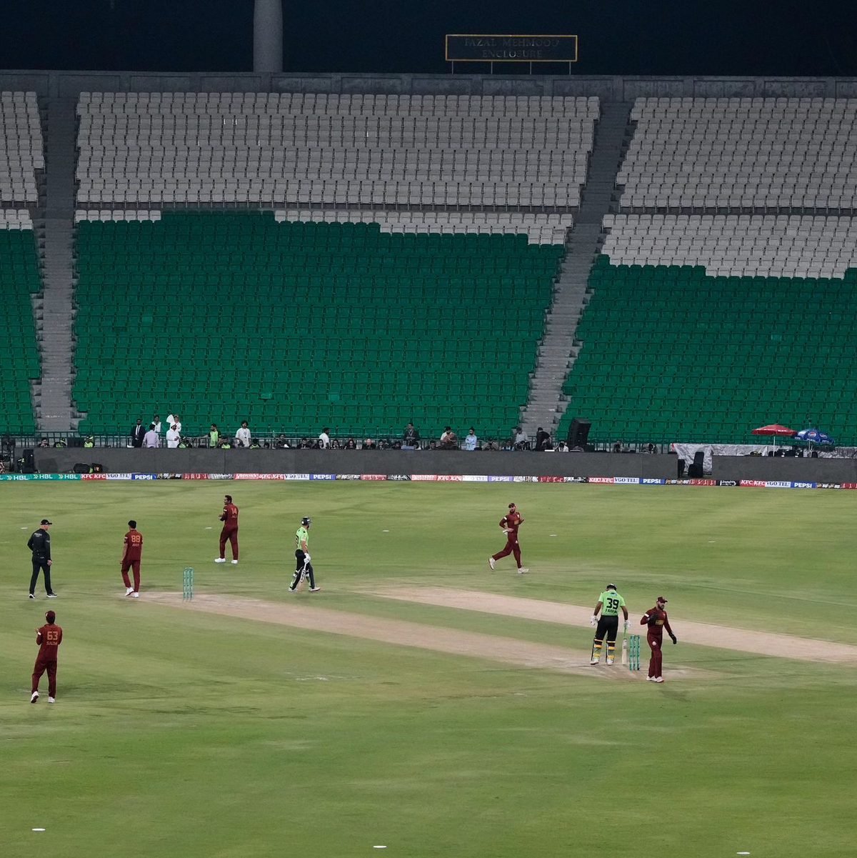 Das Eröffnungsspiel in Lahore findet ohne Publikum statt. - Foto: K.M. Chaudary/AP/dpa