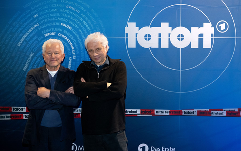 Nemec und Wachtveitl bei ihrer letzten «Tatort»-Premiere. - Foto: Sven Hoppe/dpa