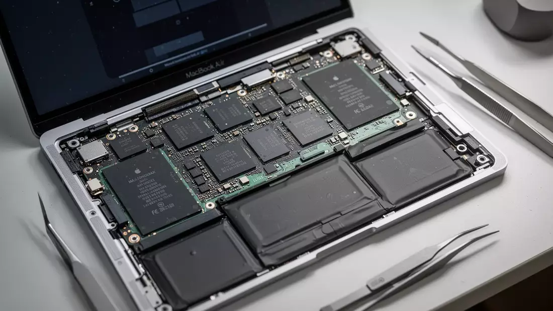 MacBook Air M4: Leistung ja, Reparatur nein - Bild: über boerse-global.de