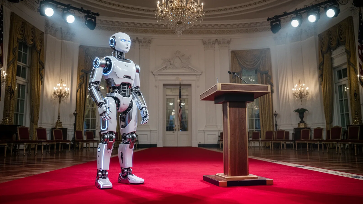 Figure 03: Melania Trump präsentiert humanoide KI im Weißen Haus - Foto: über boerse-global.de