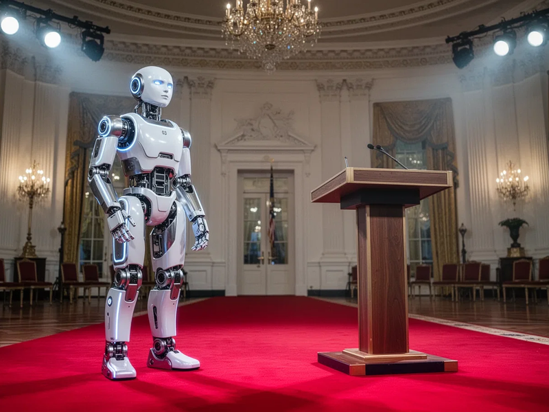 Figure 03: Melania Trump präsentiert humanoide KI im Weißen Haus - Foto: über boerse-global.de