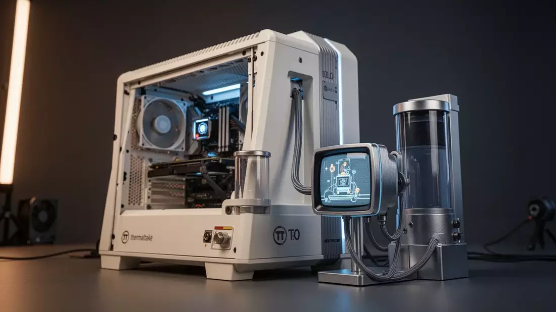 Thermaltake setzt 2026 auf Retro-Design und Sim-Racing - Bild: über boerse-global.de