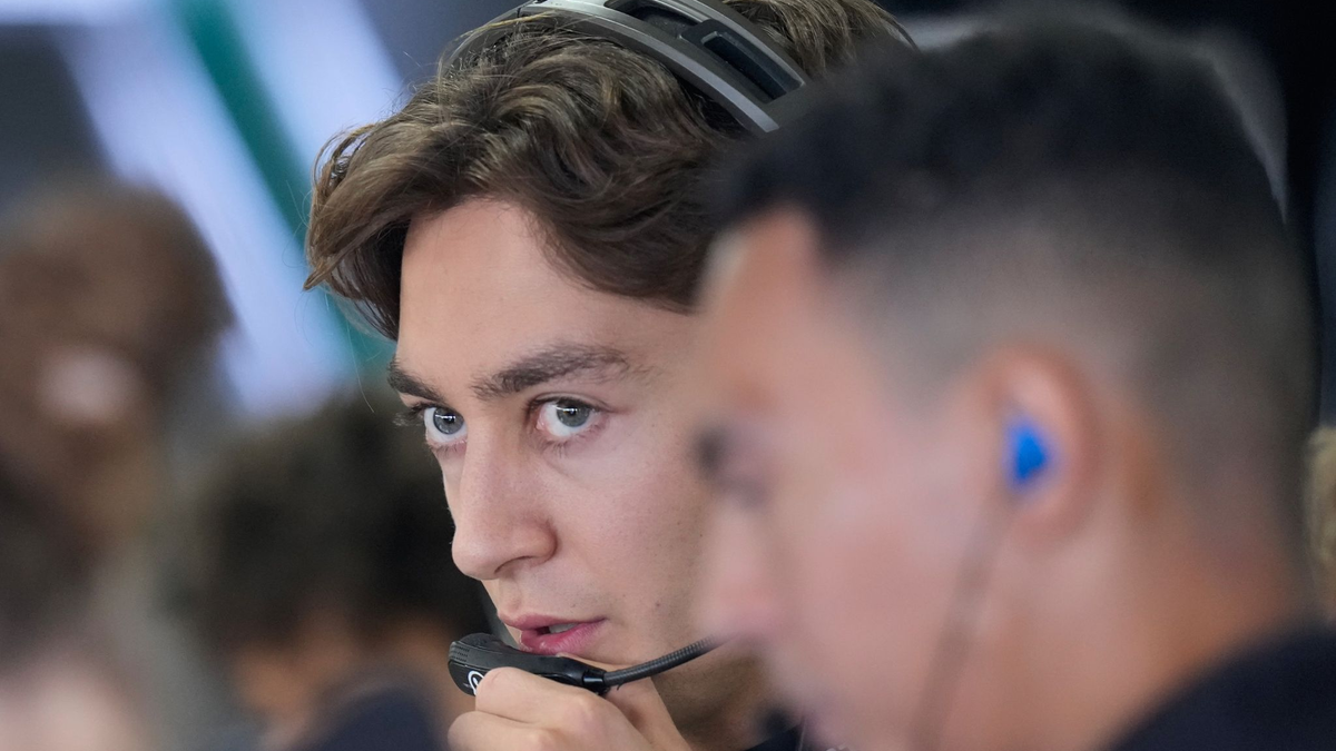 WM-Spitzenreiter George Russell musste sich im Japan-Training geschlagen geben.  - Foto: Eugene Hoshiko/AP/dpa