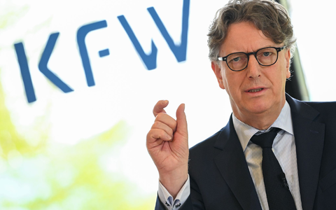 KfW-Vorstandschef Stefan Wintels kann starke Förderzahlen für 2025 vorweisen. (Archivbild) - Foto: Arne Dedert/dpa KfW-Vorstandschef Stefan Wintels kann starke Förderzahlen für 2025 vorweisen. (Archivbild) - Foto: Arne Dedert/dpa