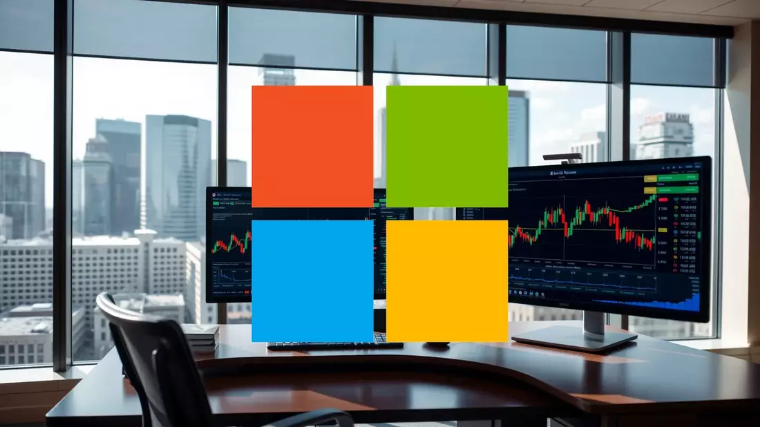 Microsoft: Fundamentos Sólidos en un Mercado Inquieto Illustration mit AI erstellt übermittelt durch boerse-global.de