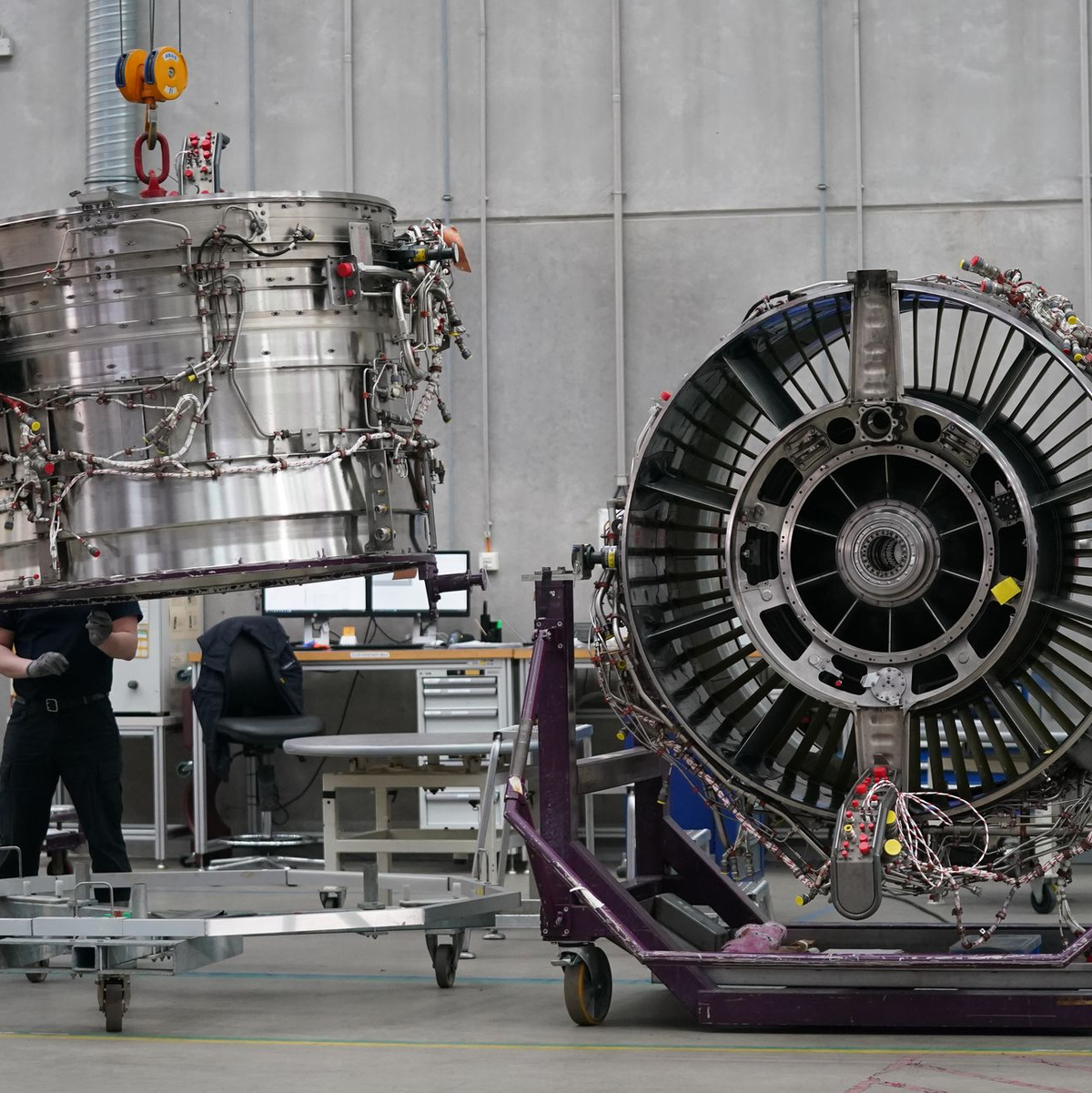 Mit einem Tarifabschluss wurden Streiks beim Bodenpersonal der Lufthansa abgewendet.  - Foto: Marcus Brandt/dpa