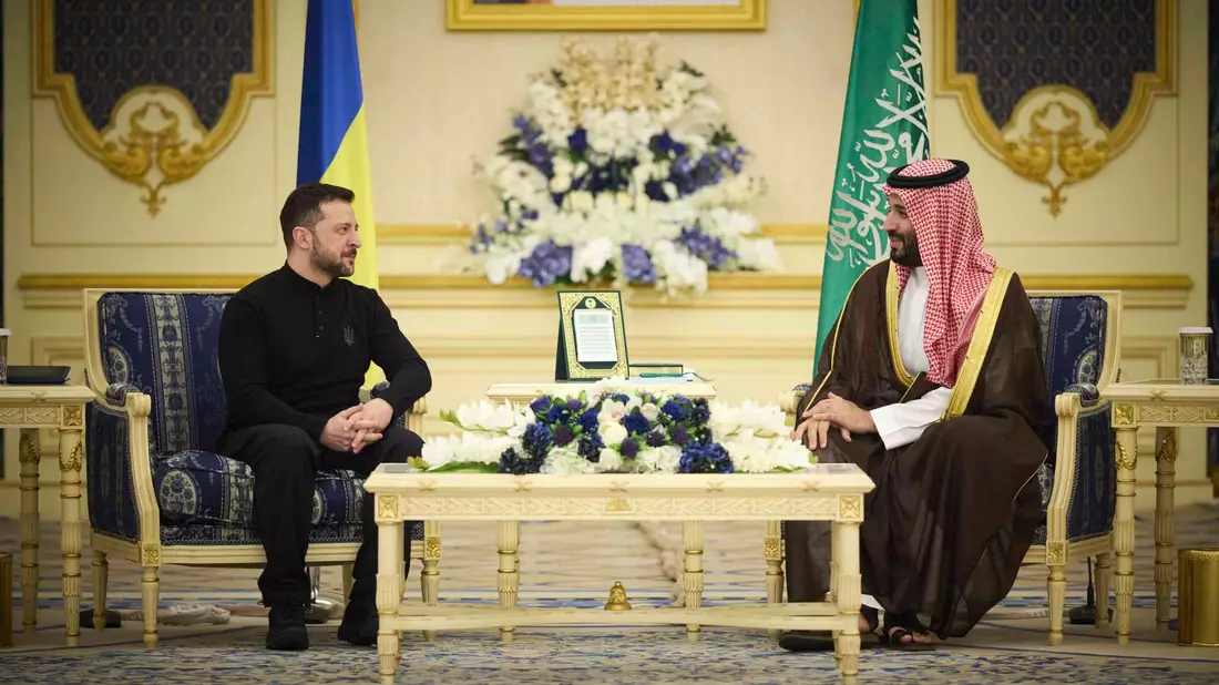 Die Ukraine bietet seit dem Ausbruch des Iran-Krieges den Staaten im Nahen Osten und den Golfmonarchien Hilfe bei der Abwehr von iranischen Drohnen an. (Archivbild) - Bild: -/Ukrainian Presidential Press Office via AP/dpa