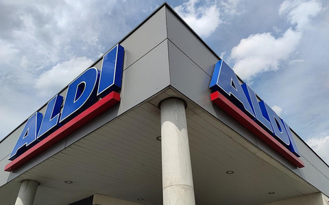 Logo an Aldi-Nord-Filiale (Archiv) - Foto: via dts Nachrichtenagentur