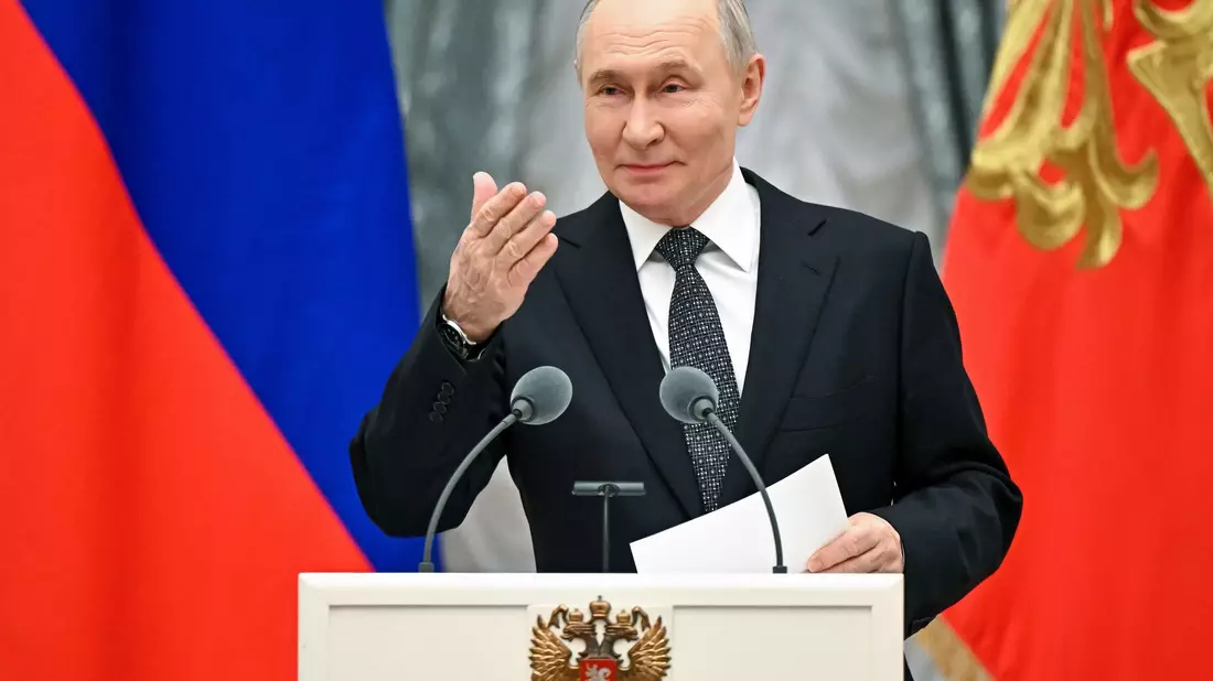 Putin bleibt bei seinen Kriegszielen unbeirrt. (Archivbild) - Bild: Kristina Solovyova/Pool Sputnik Kremlin/AP/dpa