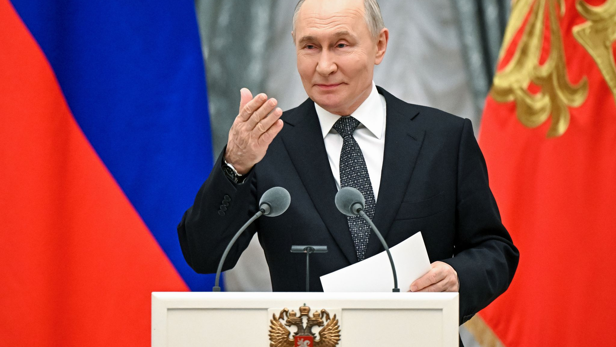 Putin bleibt bei seinen Kriegszielen unbeirrt. (Archivbild) - Foto: Kristina Solovyova/Pool Sputnik Kremlin/AP/dpa