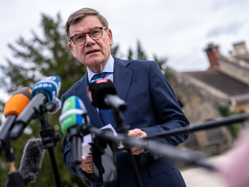 Außenminister Johann Wadephul sprach von einer freundschaftlichen und konstruktiven Stimmung bei den Beratungen mit seinem US-Kollegen Marco Rubio. - Foto: Michael Kappeler/dpa