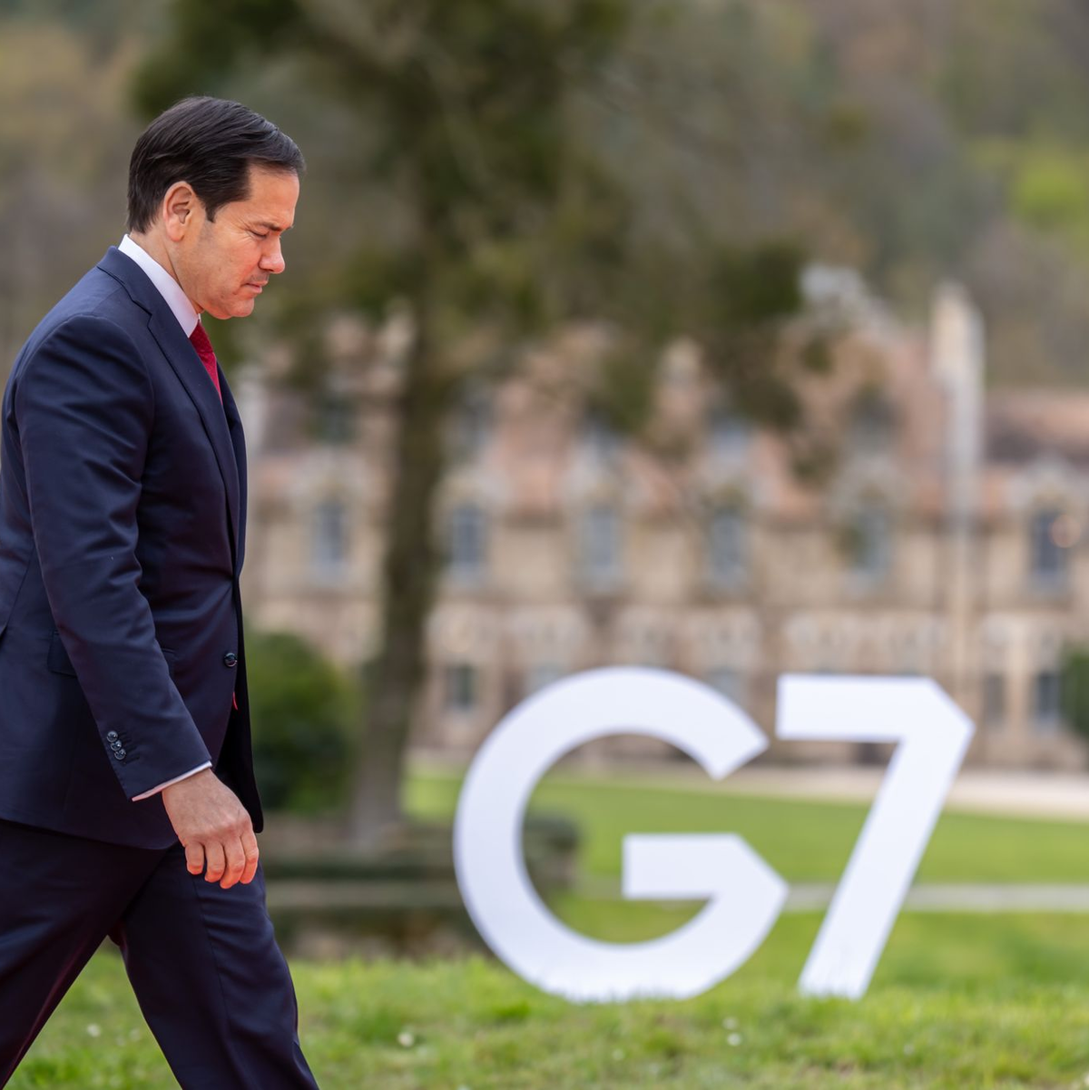 Rubio traf im Gegensatz zu allen anderen erst zum zweiten Tag ein. - Foto: Michael Kappeler/dpa