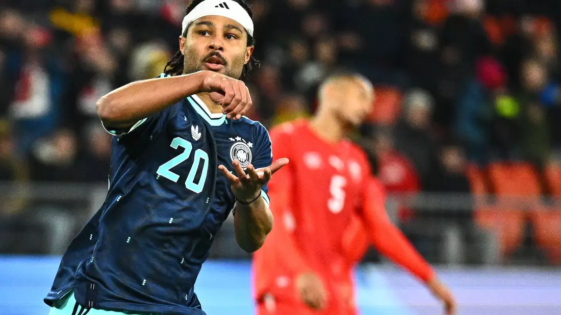 Traf zum 2:2: Serge Gnabry - Bild: Tom Weller/dpa