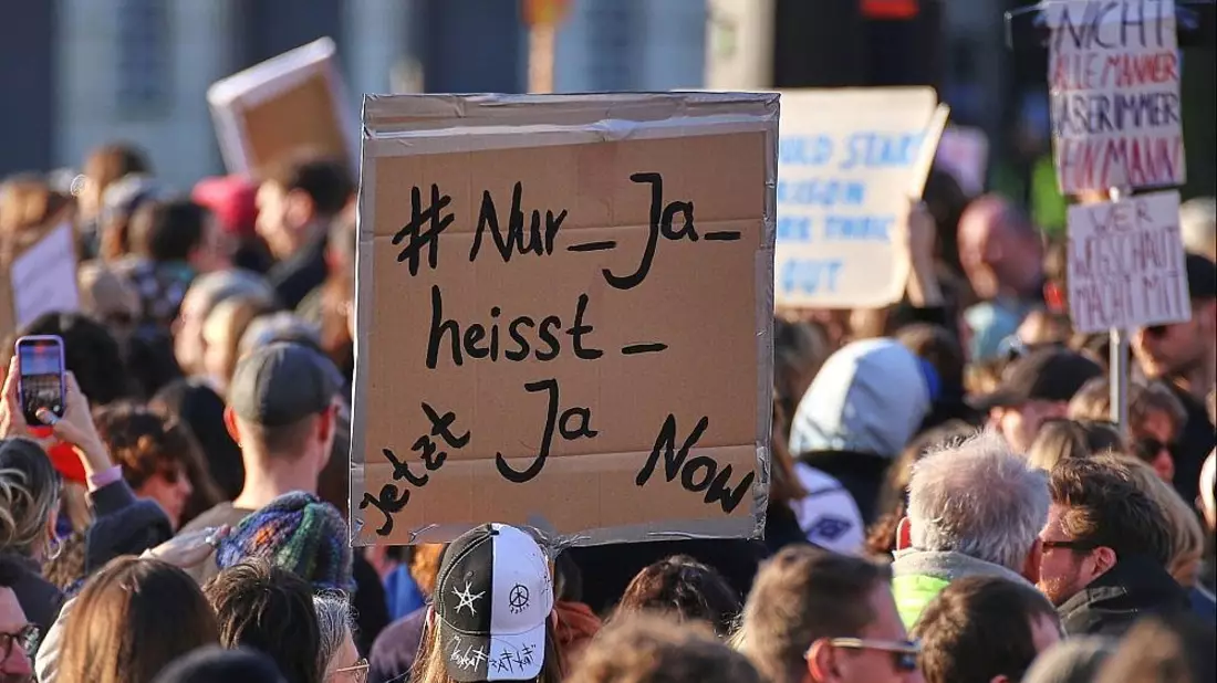 Demo gegen sexualisierte digitale Gewalt (Archiv) - Bild: via dts Nachrichtenagentur