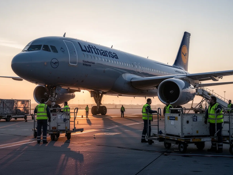 Lufthansa und ver.di einigen sich auf Tarifvertrag für Bodenpersonal - Foto: über boerse-global.de
