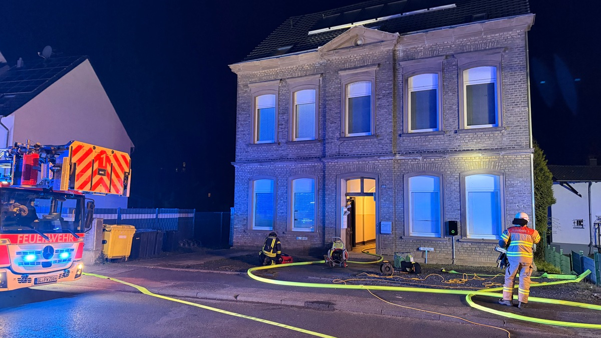 FW-GL: Ausgelöster Heimrauchmelder führt zu Einsatz in Wohnanlage - keine Verletzten - Foto: presseportal.de