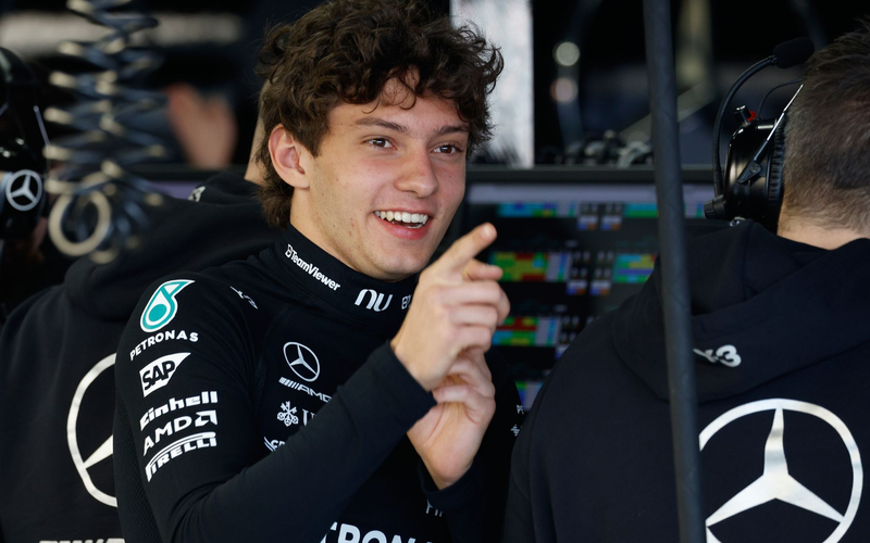 Kimi Antonelli war wieder schneller als alle anderen. - Foto: Franck Robichon/POOL EPA/AP/dpa