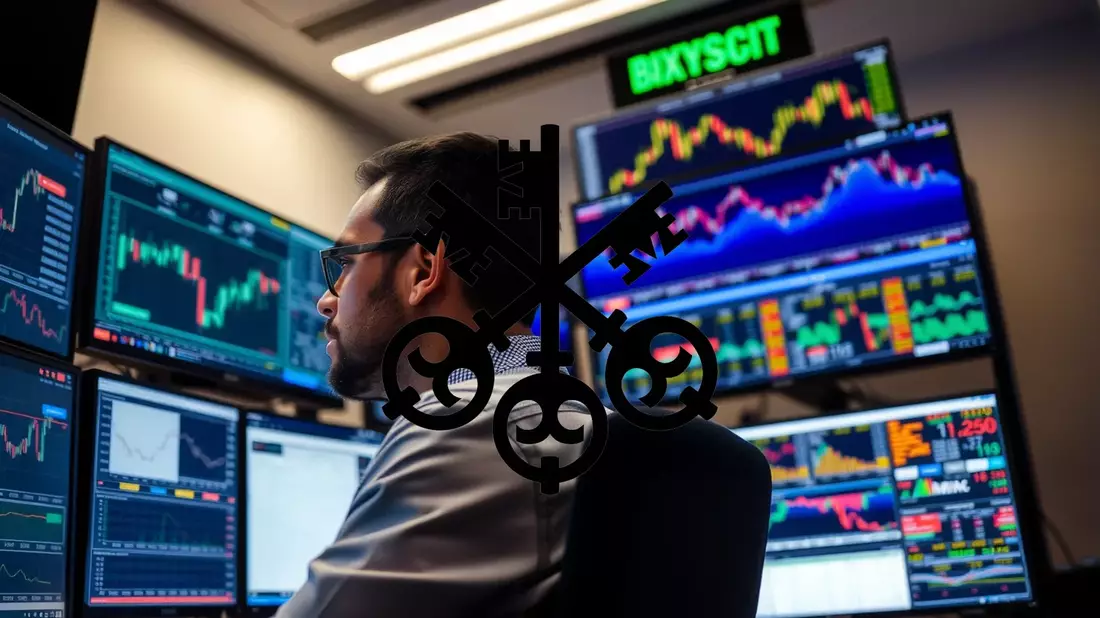 UBS Shares Under Pressure from Revised Interest Rate Outlook Illustration mit AI erstellt übermittelt durch boerse-global.de