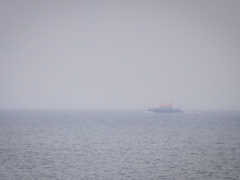Nach der Rettung des Wals vor Timmendorfer Strand suchen Experten seit Samstagfrüh weiter nach dem Meeressäuger.  - Foto: Philip Dulian/dpa