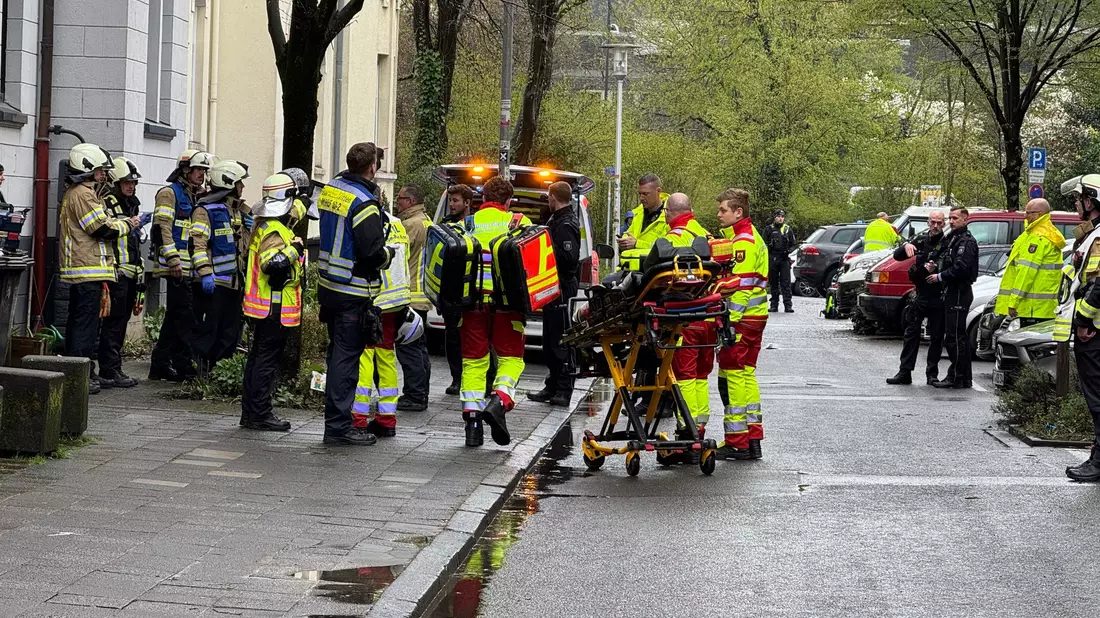 Laut Polizei gibt es einen größeren Einsatz in Witten. - Bild: Justin Brosch/dpa