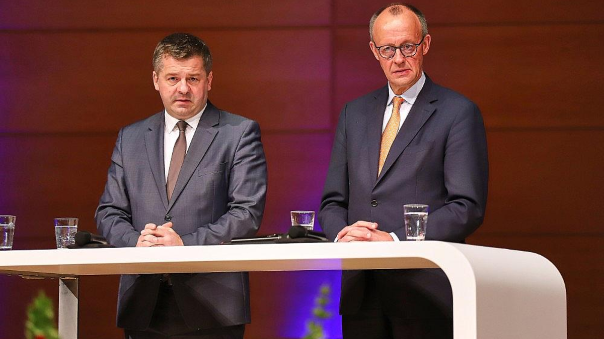 Sven Schulze und Friedrich Merz (Archiv) - Foto: via dts Nachrichtenagentur
