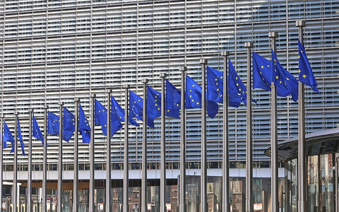 EU-Fahnen (Archiv) - Foto: via dts Nachrichtenagentur