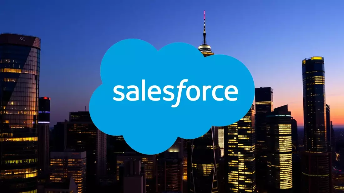 Salesforce: La paradoja de un gigante bajo presión Illustration mit AI erstellt übermittelt durch boerse-global.de