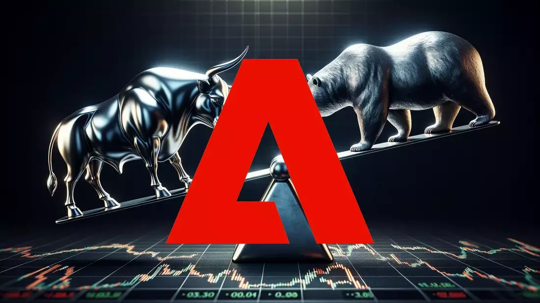 Adobe: Una tormenta perfecta frena al gigante creativo Illustration mit AI erstellt übermittelt durch boerse-global.de