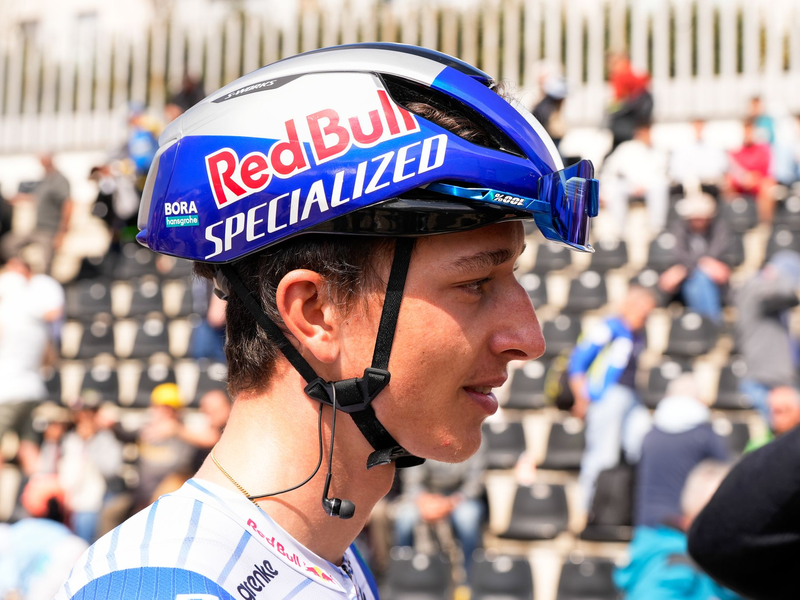 Florian Lipowitz überzeugt bei der Katalonien-Rundfahrt. (Archivbild) - Foto: Nicolás Carvalho Ochoa/dpa