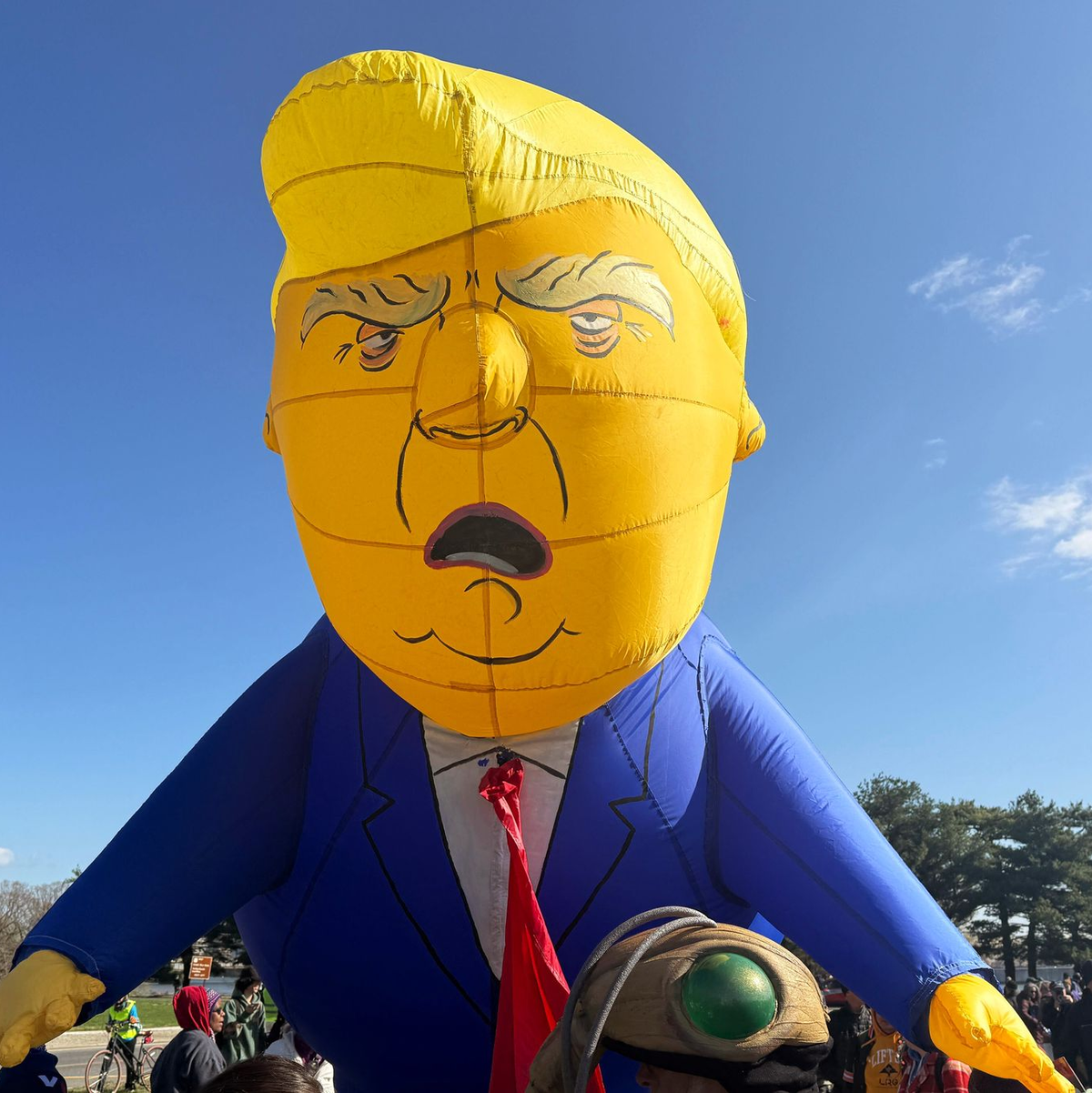 Protest gegen Trump. - Foto: Anna Ringle/dpa