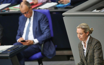 Friedrich Merz und Alice Weidel (Archiv) - Foto: via dts Nachrichtenagentur